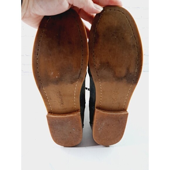 Olukai~ Elima Green Suede Ankle Boots~ Buckle~ Excellent~ Women’s Size 7 - Picture 7 of 7